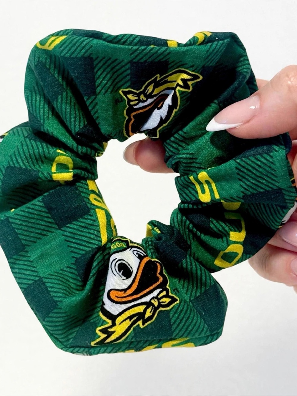 University of Oregon Ducks College Football Scrunchie, Sports Fan, Handmade gift